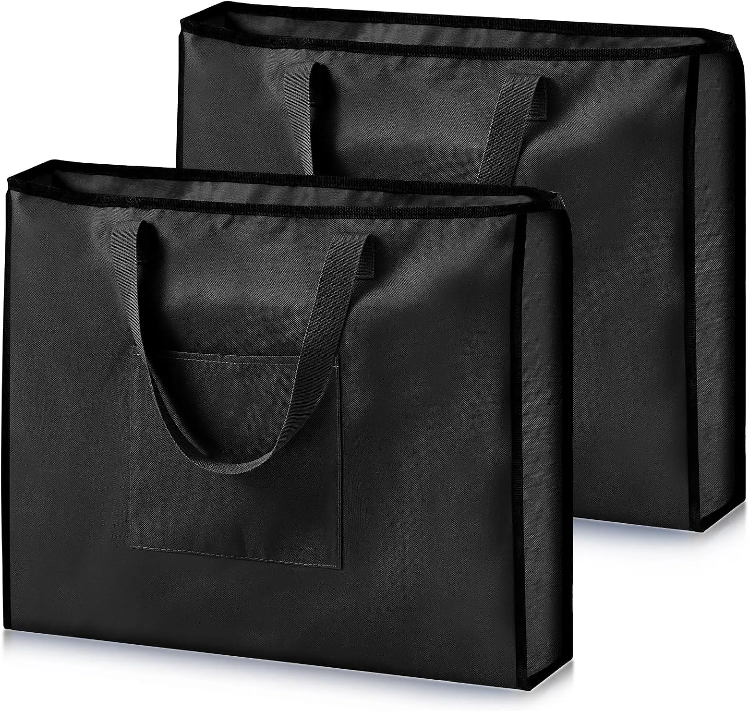 2 Pcs Stadium Seat Storage Bag Chair Carry Bags Wide Bleacher Cushion Chair Carry Bag for Stadium Baseball Football Soccer Sports Match Camping Beach Hiking Trip