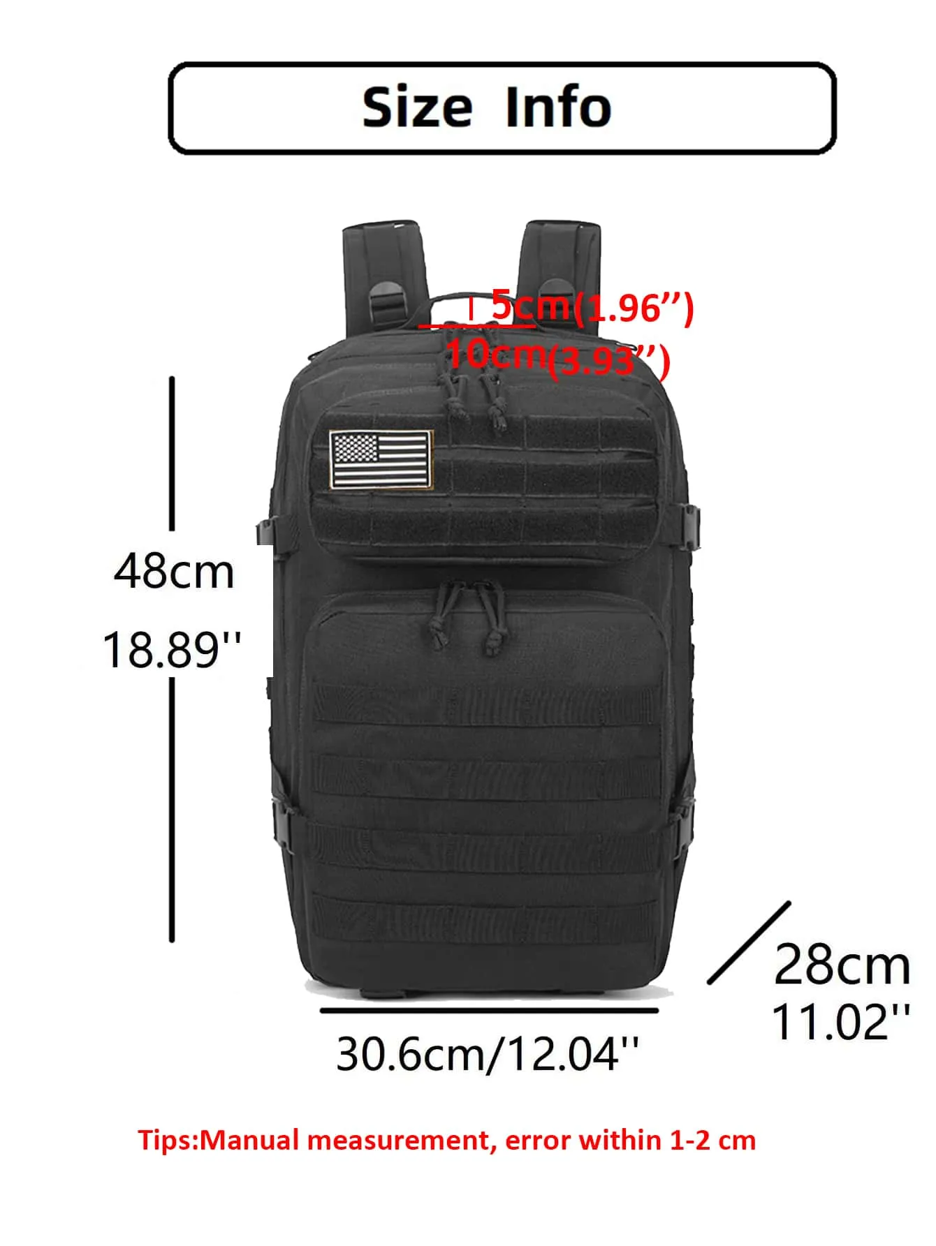 45L 1000D Nylon Waterproof Trekking Fishing Hunting Bag Backpack Outdoor Rucksack Outdoor