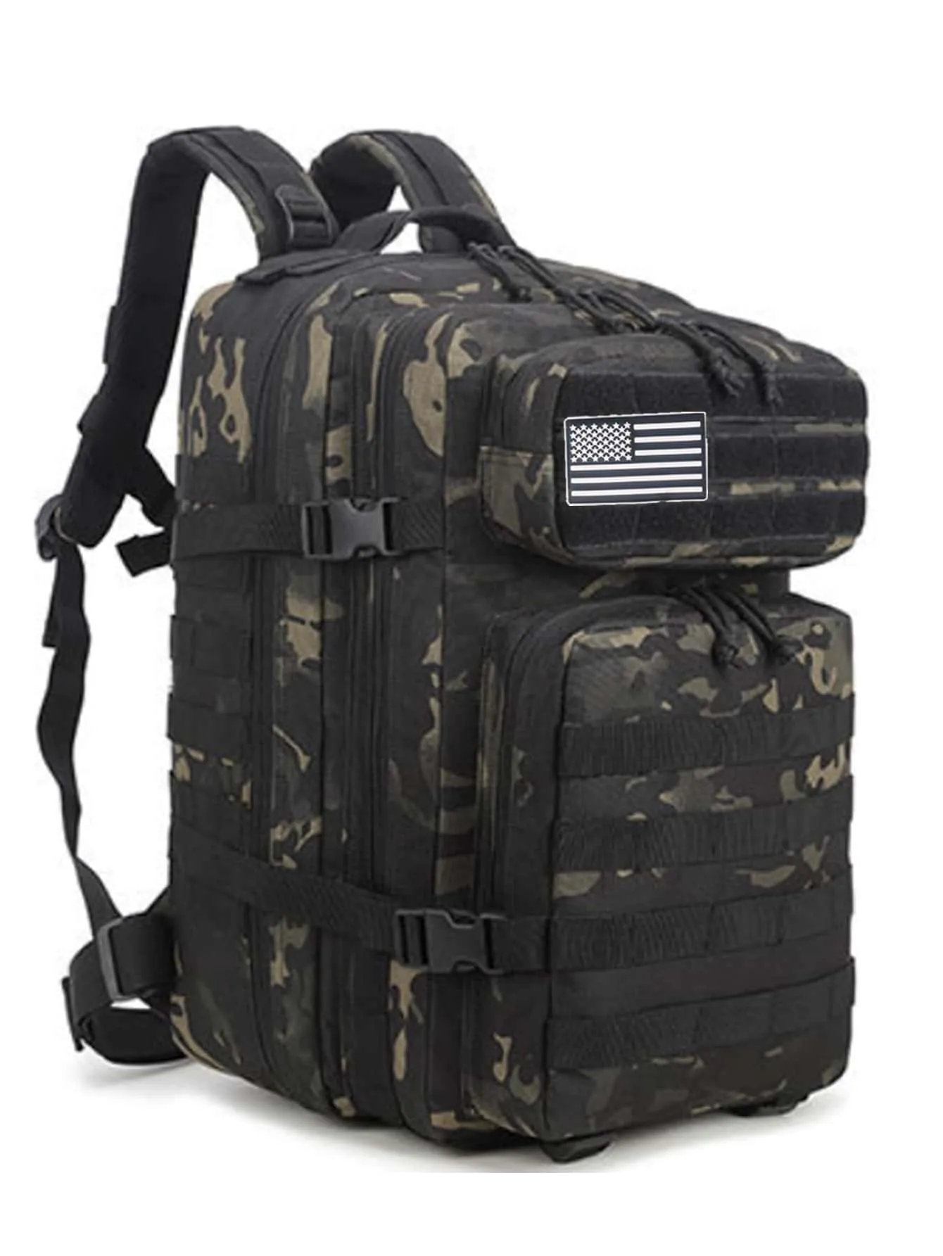 45L 1000D Nylon Waterproof Trekking Fishing Hunting Bag Backpack Outdoor Rucksack Outdoor