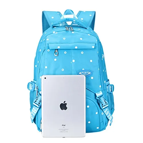 ABage School Backpack Casual Travel College Student Daypack Bookbag Book Bag, Green