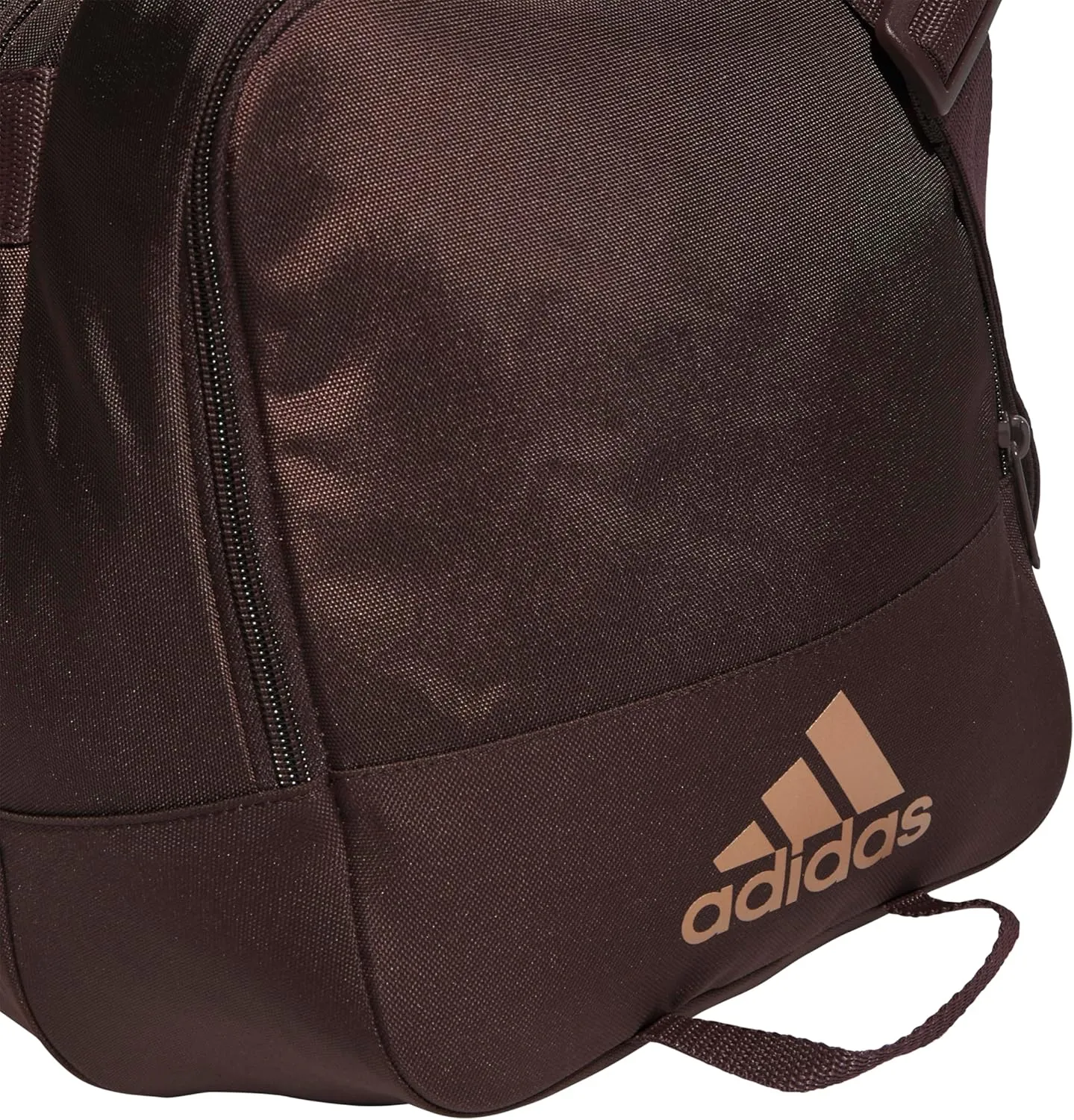 adidas Unisex Defender 4.0 Gym Duffel Bag for Men and Women, Shadow Brown/Rose Gold, Small (38L)