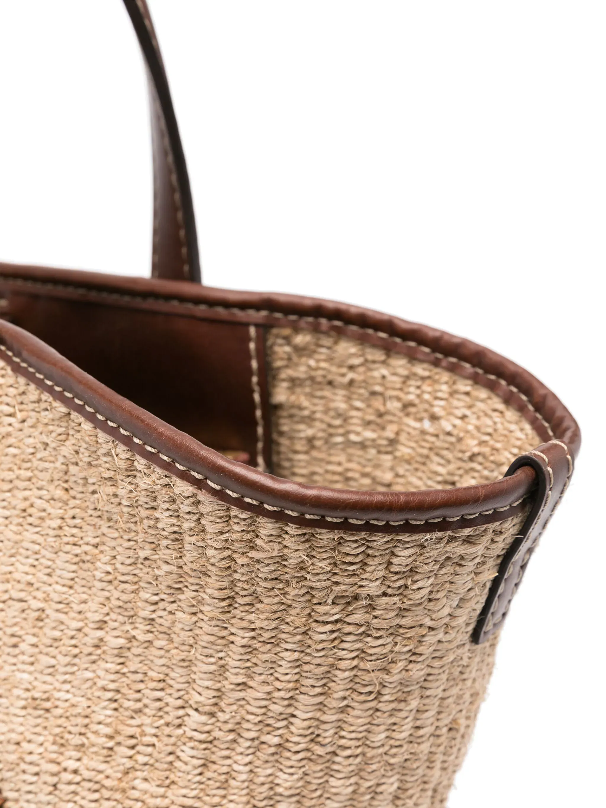 appliqué-logo tote bag