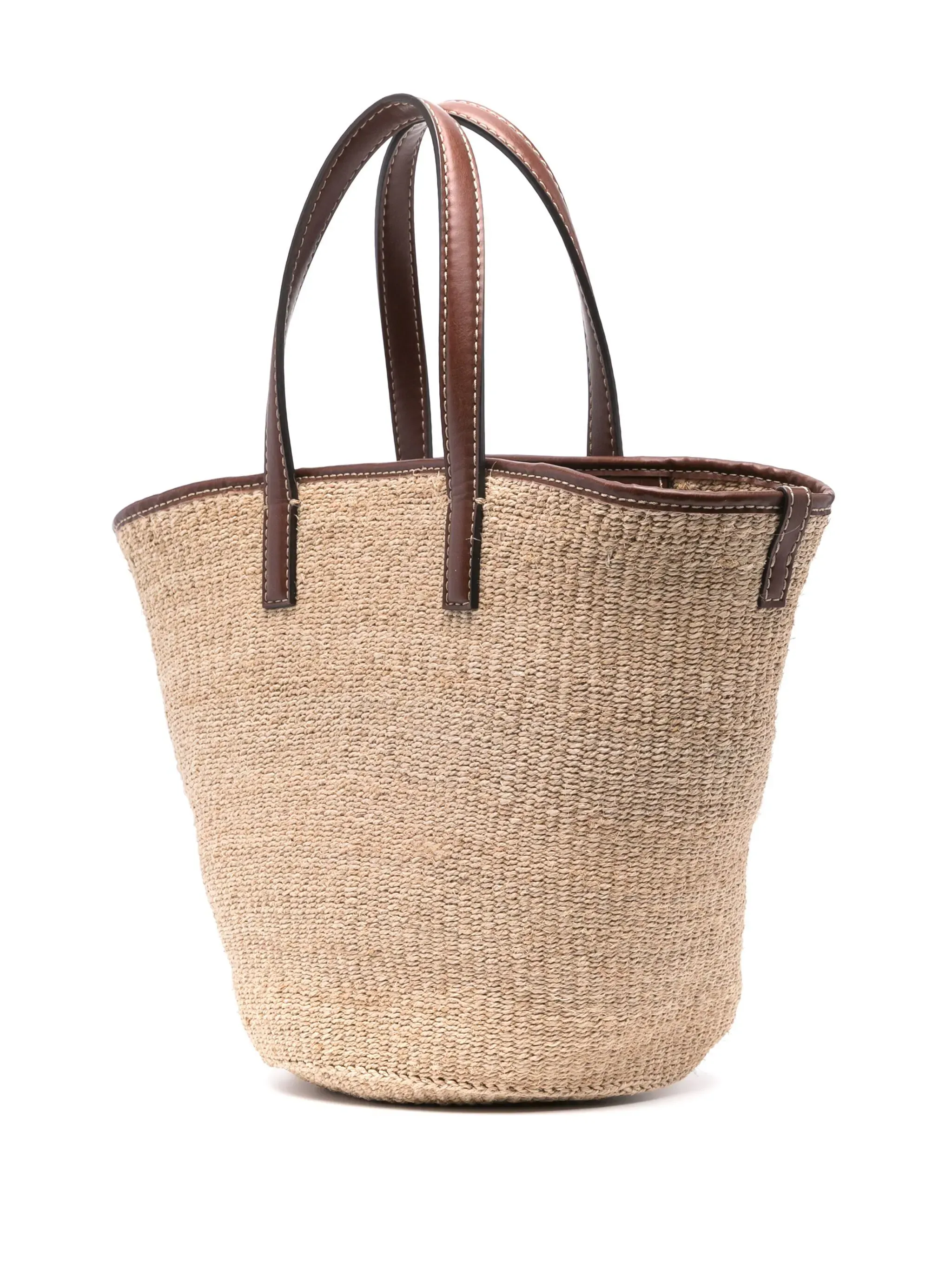 appliqué-logo tote bag