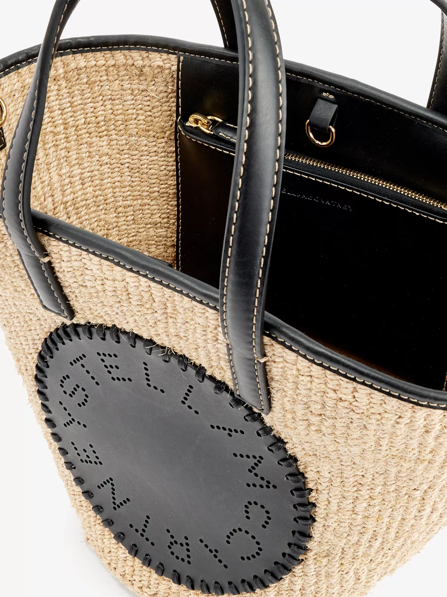 appliqué-logo tote bag