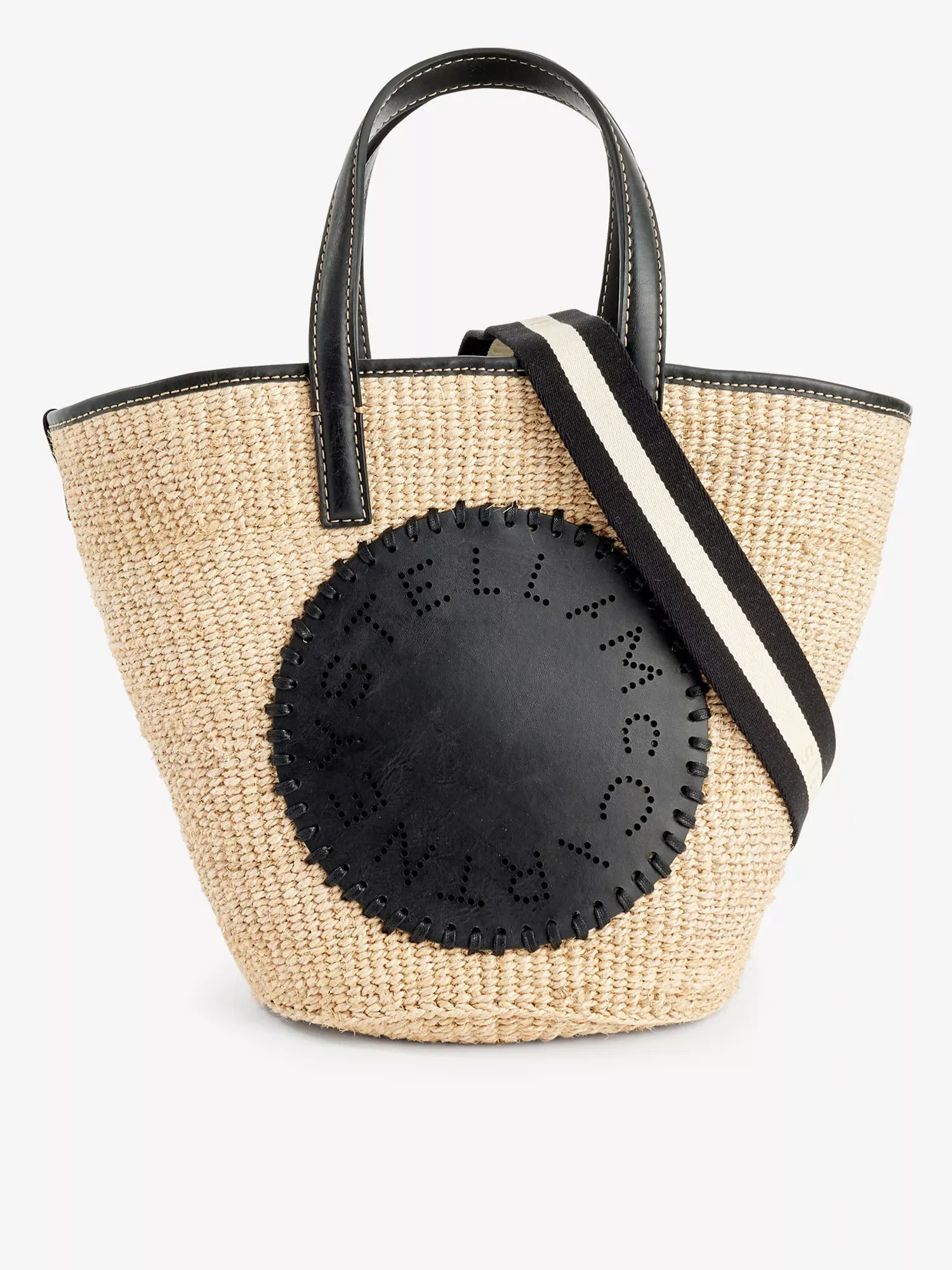 appliqué-logo tote bag
