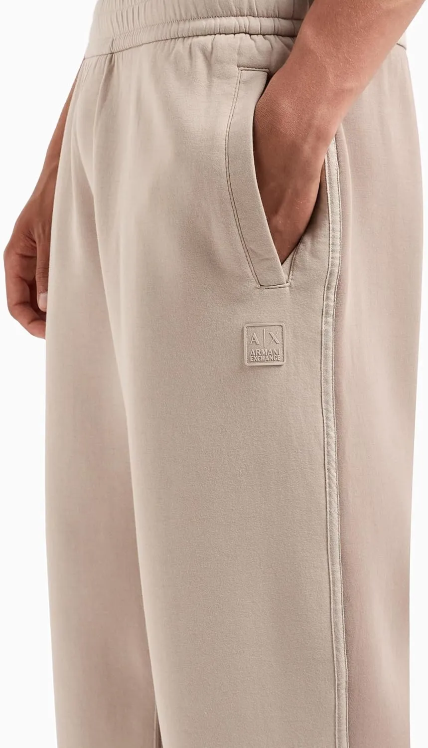 Armani Exchange Men's Bonded Stretch Cotton Poly Sweatpant with Small Logo Patch