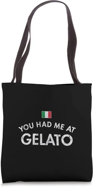 Artisanal Dairy Italy Butterfat Chocolate Vanilla Ice Cream Tote Bag