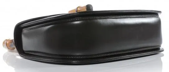 Bamboo Classic leather Handbag - (Black or Red)