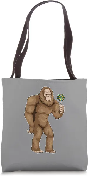 Bigfoot Halloween Lollipop Tote Bag