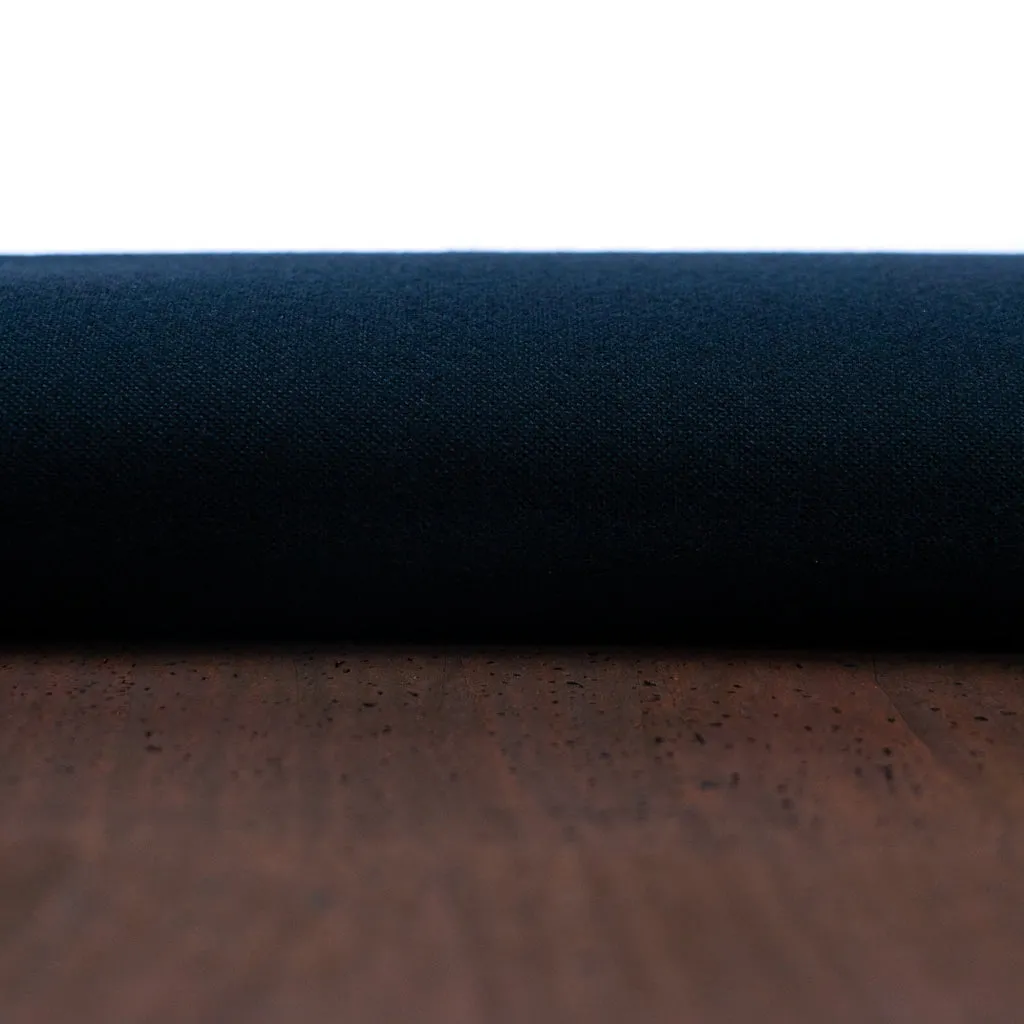 Brown Cork Fabric with 0.75mm Thickness and Black Backing COF-535-B