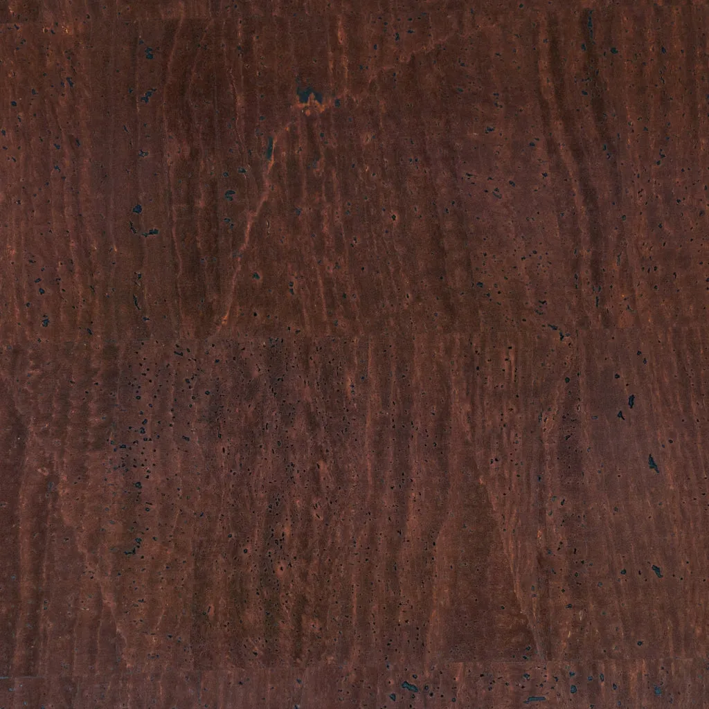Brown Cork Fabric with 0.75mm Thickness and Black Backing COF-535-B