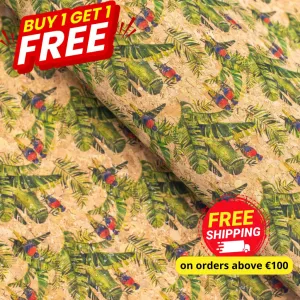 BUY 1 GET 1 FREE: Lovers Paradise, Cork Fabric- COF-310-A
