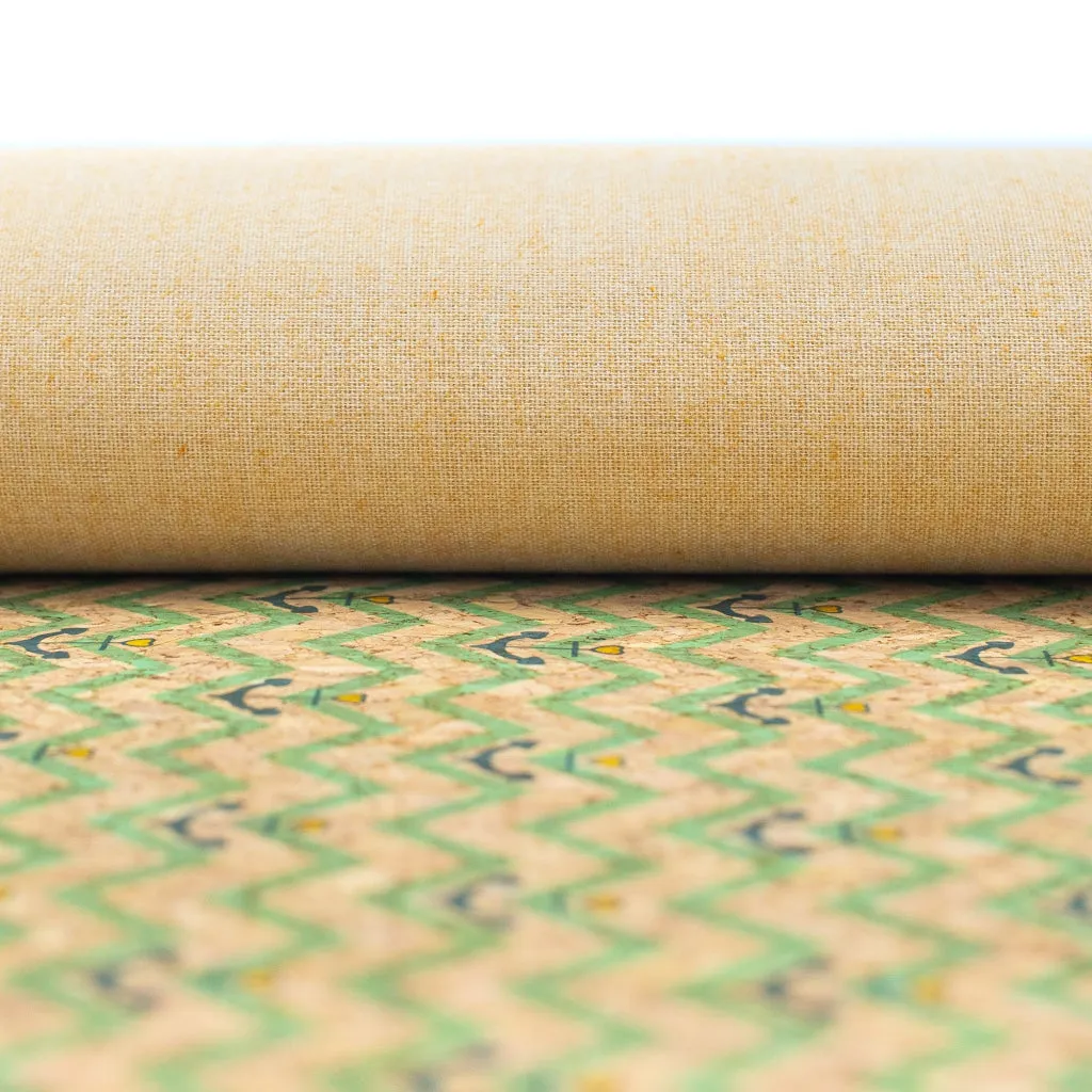 BUY 1 GET 1 FREE: Sailor Waves, Cork Fabric COF-324-A