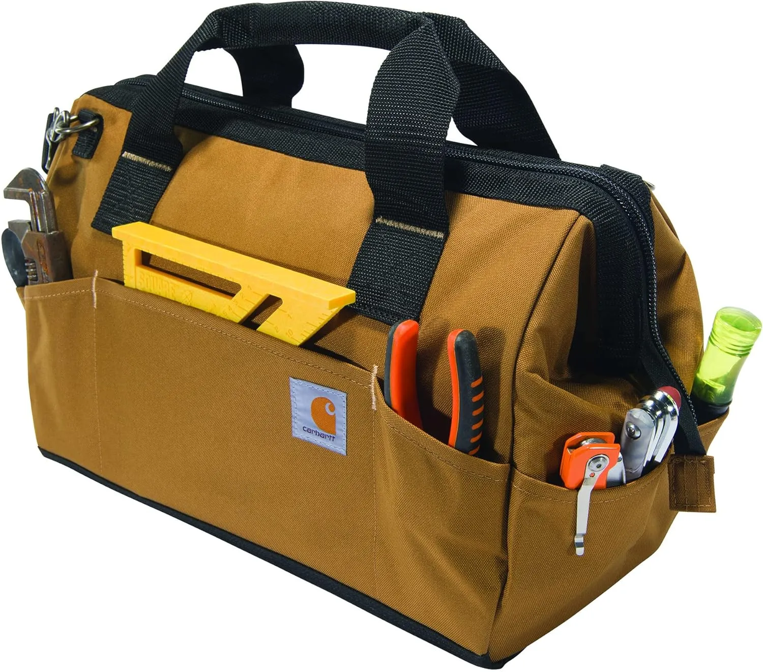 Carhartt Trade Series Tool Bag, Large (16-Inch), Carhartt Brown
