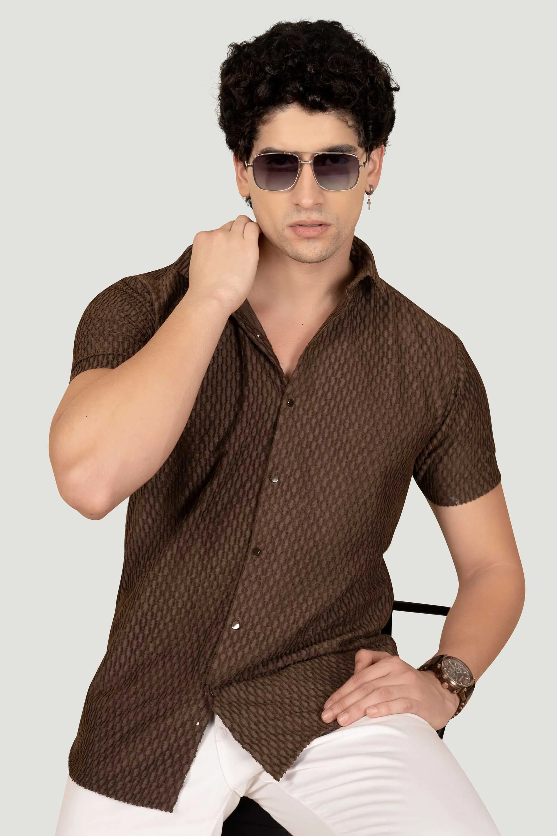 Charlie Brown Knitted- Resort Shirt