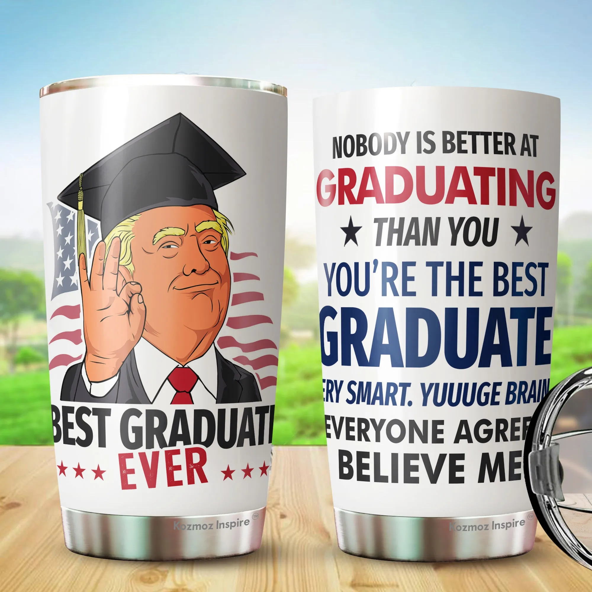 Congratulations Graduation Gifts - Best Graduation Ever Trump Tumbler - Graduate 2022 Gifts Graduation Gift High School - Congrat Graduation Gift For Seniors College Graduation Gifts For Her
