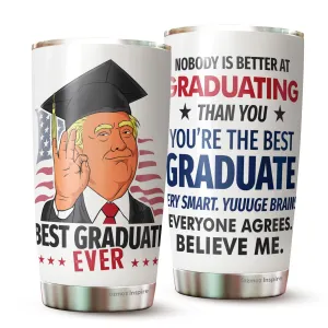 Congratulations Graduation Gifts - Best Graduation Ever Trump Tumbler - Graduate 2022 Gifts Graduation Gift High School - Congrat Graduation Gift For Seniors College Graduation Gifts For Her