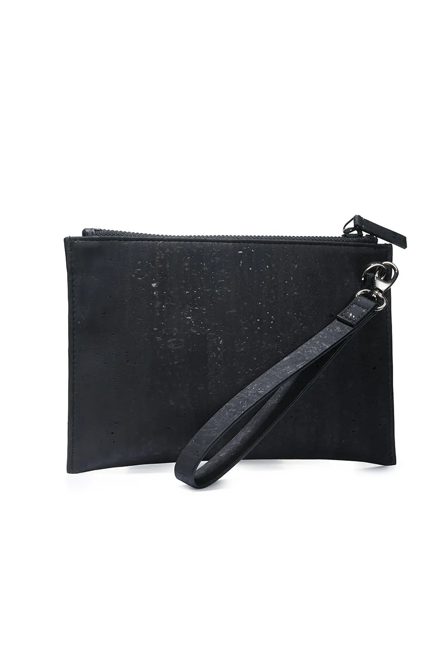 Cork Pouch Bag col. black
