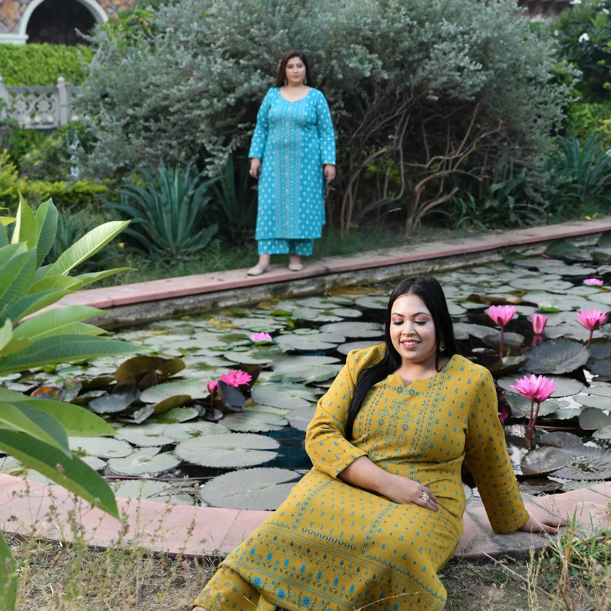 Cozy Sunshine Woollen Knitted Kurta