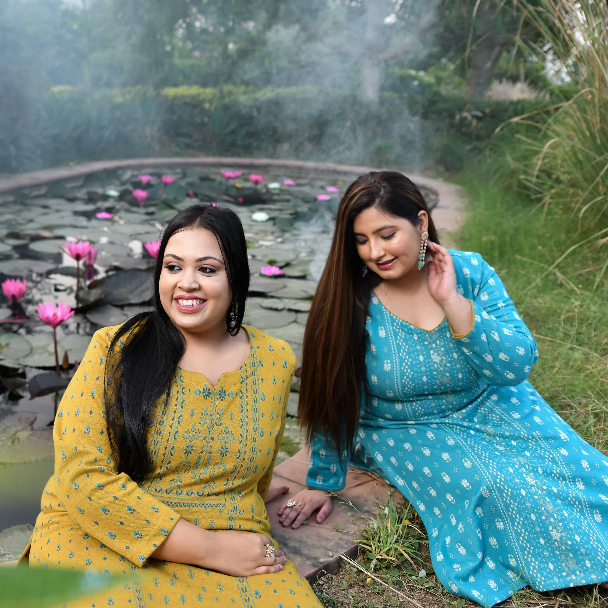 Cozy Sunshine Woollen Knitted Kurta