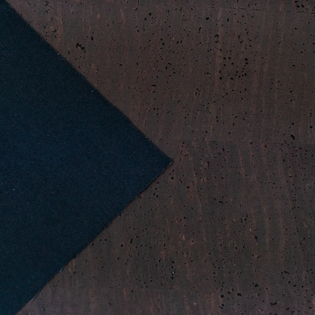 Dark Brown Cork Fabric  - 0.78mm Thickness COF-593
