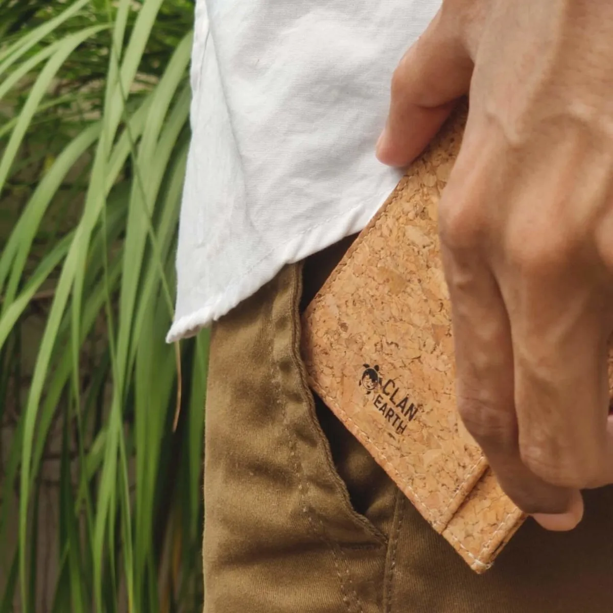 DODO Slim Cork Wallet - Wine Red