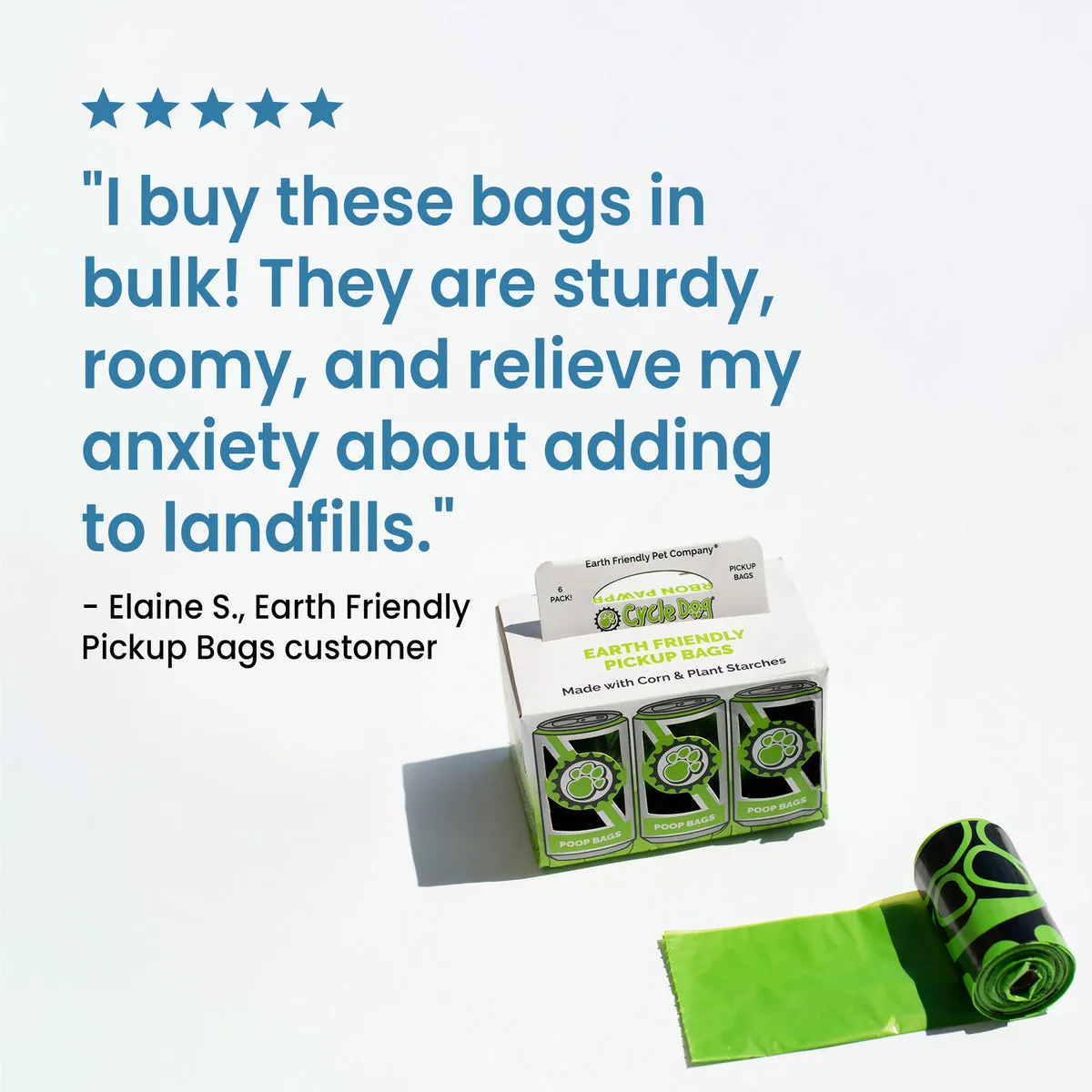 Earth Friendly Pickup Bags