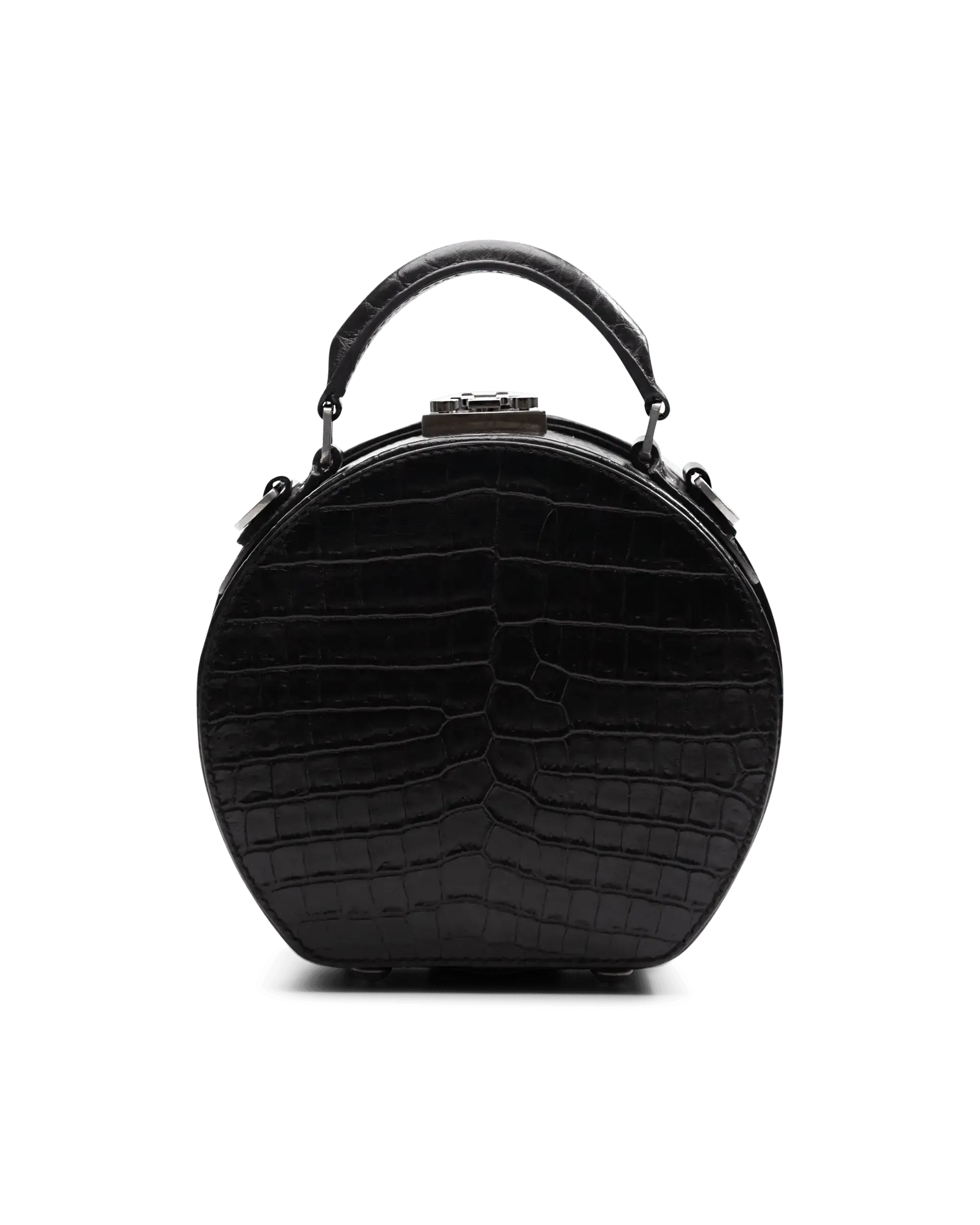 Embossed Mica Croc Bag