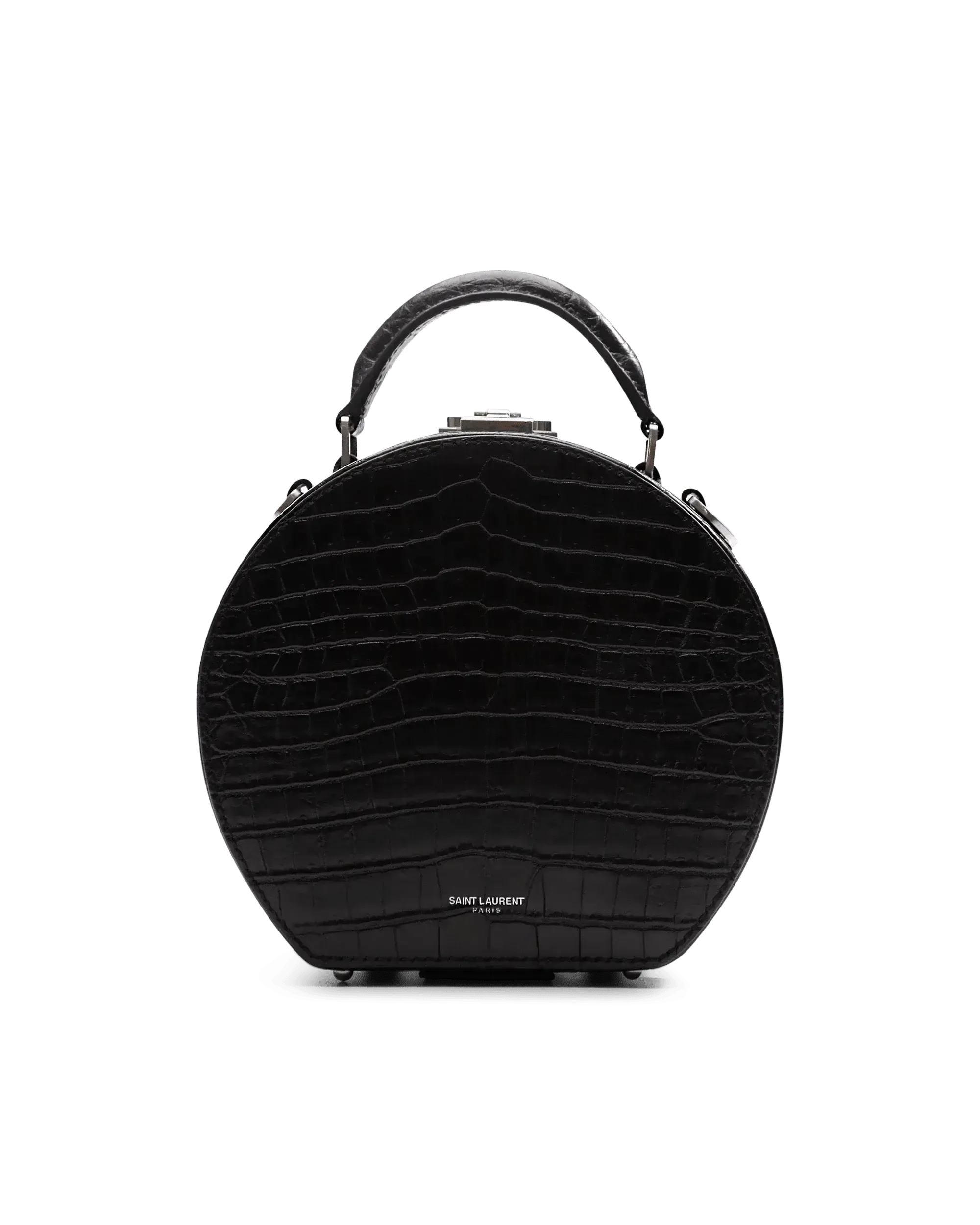 Embossed Mica Croc Bag