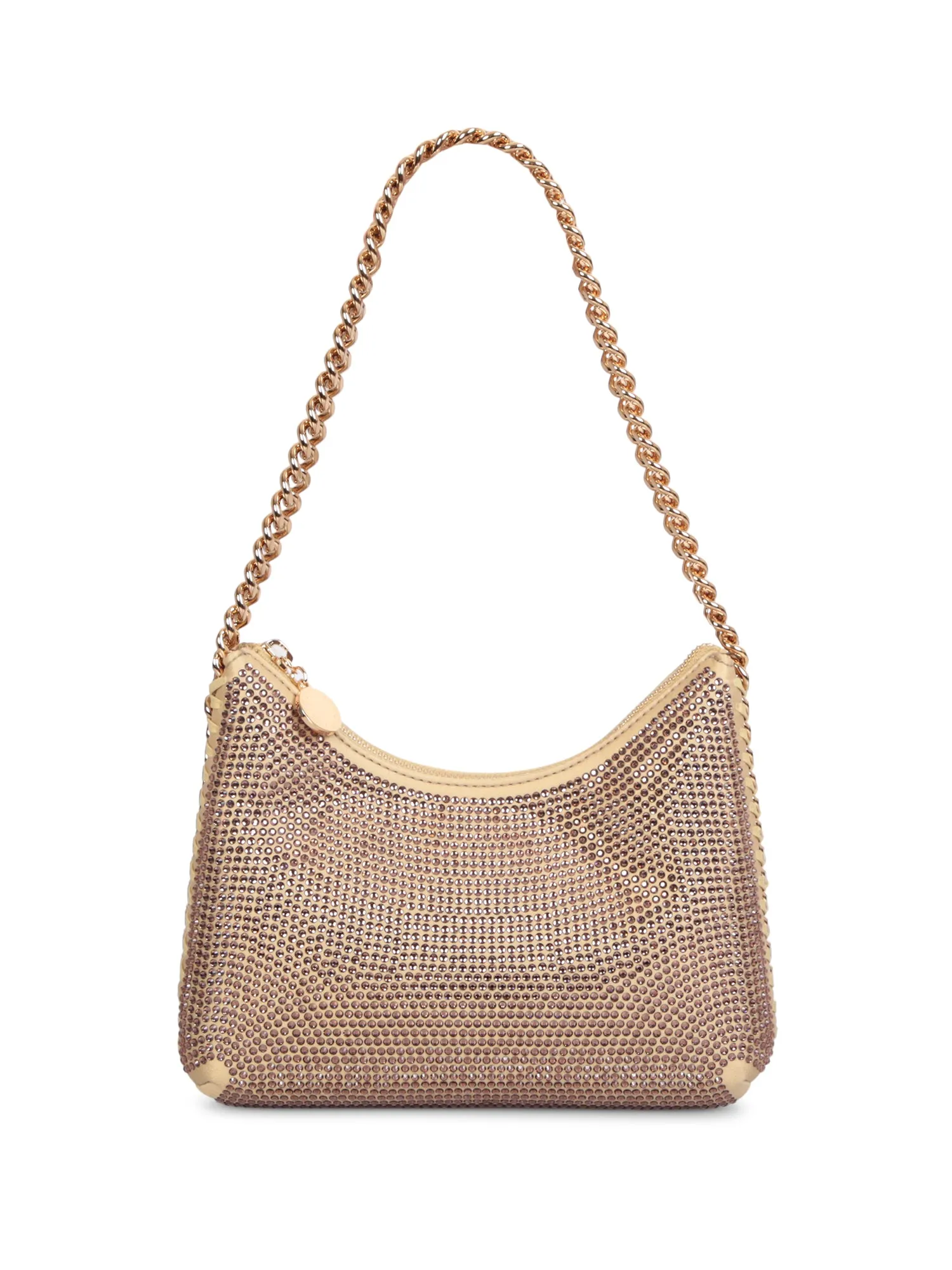 Falabella gold zip bag