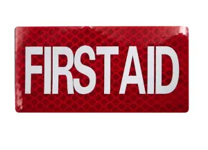 First Aid Reflective Velcro Patch