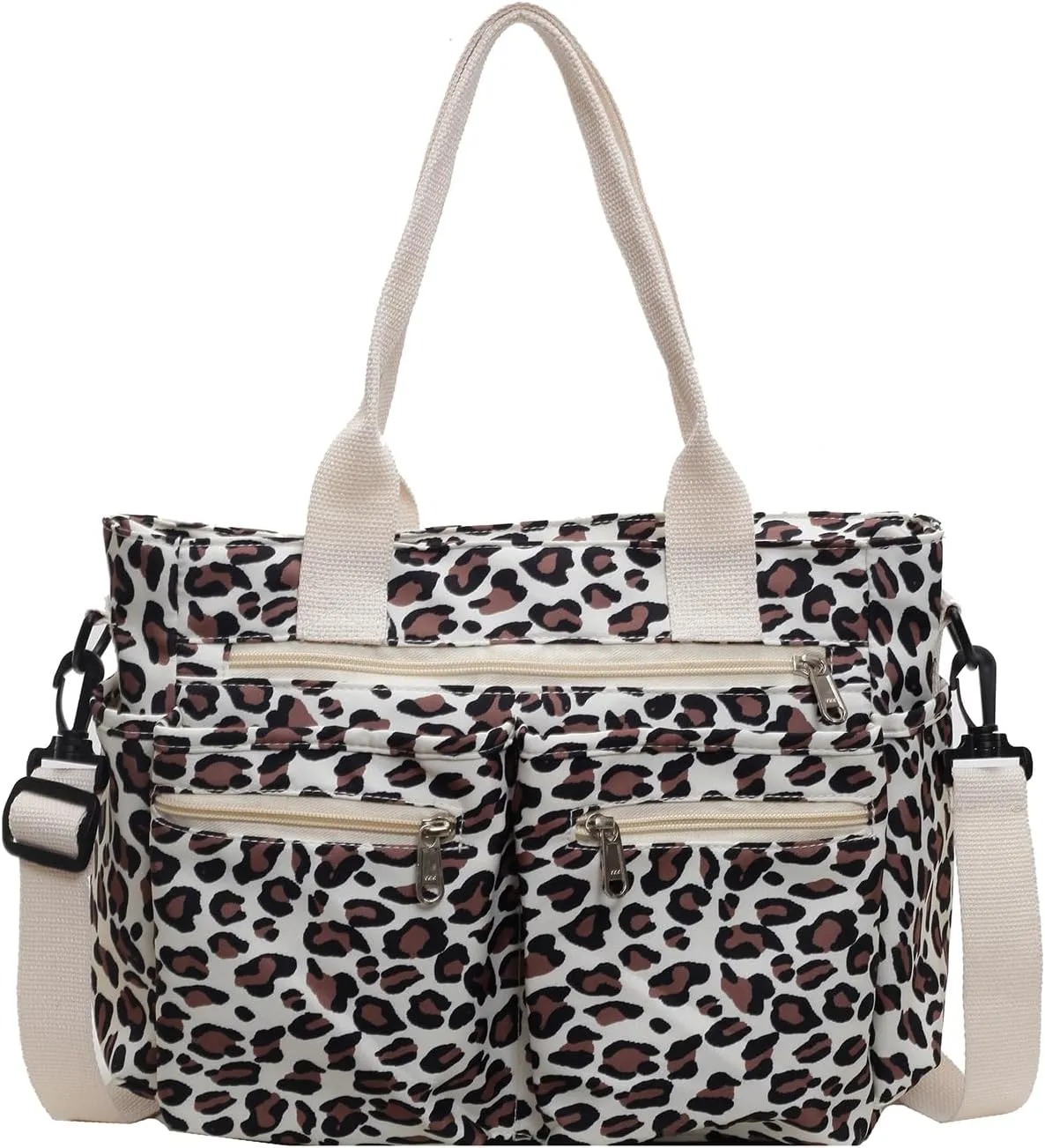 FOTN Cherry Tote Bag for Women, Everyday Work Tote,Large CanvasTote Purse with Multiple Pockets for Travel Daily Use