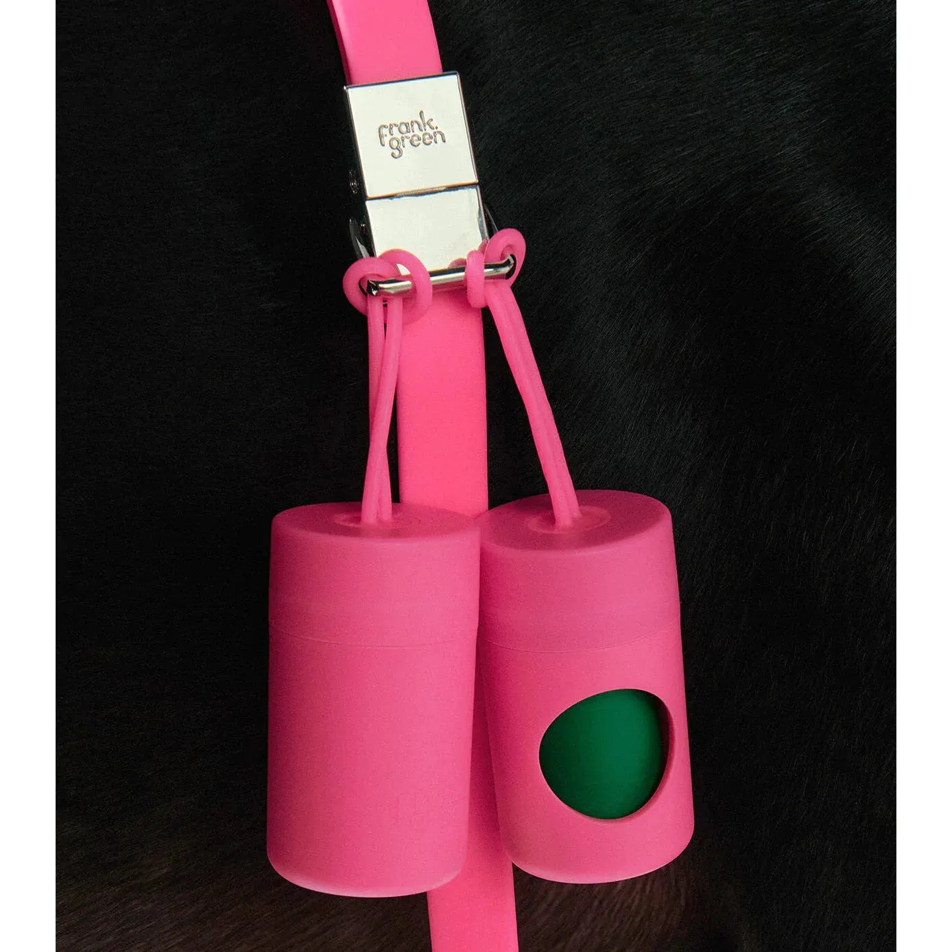 frank green Neon Pink Dog Poo Bag Holder^^^