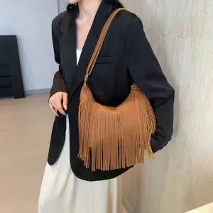 Fringe Boho Hobo Bag