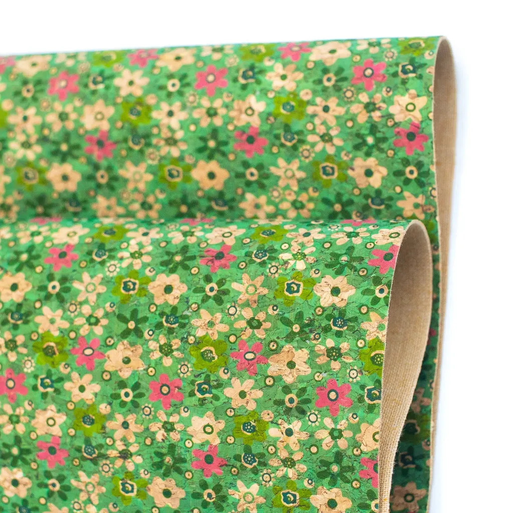 Garden Floral, Cork Fabric COF-347-A