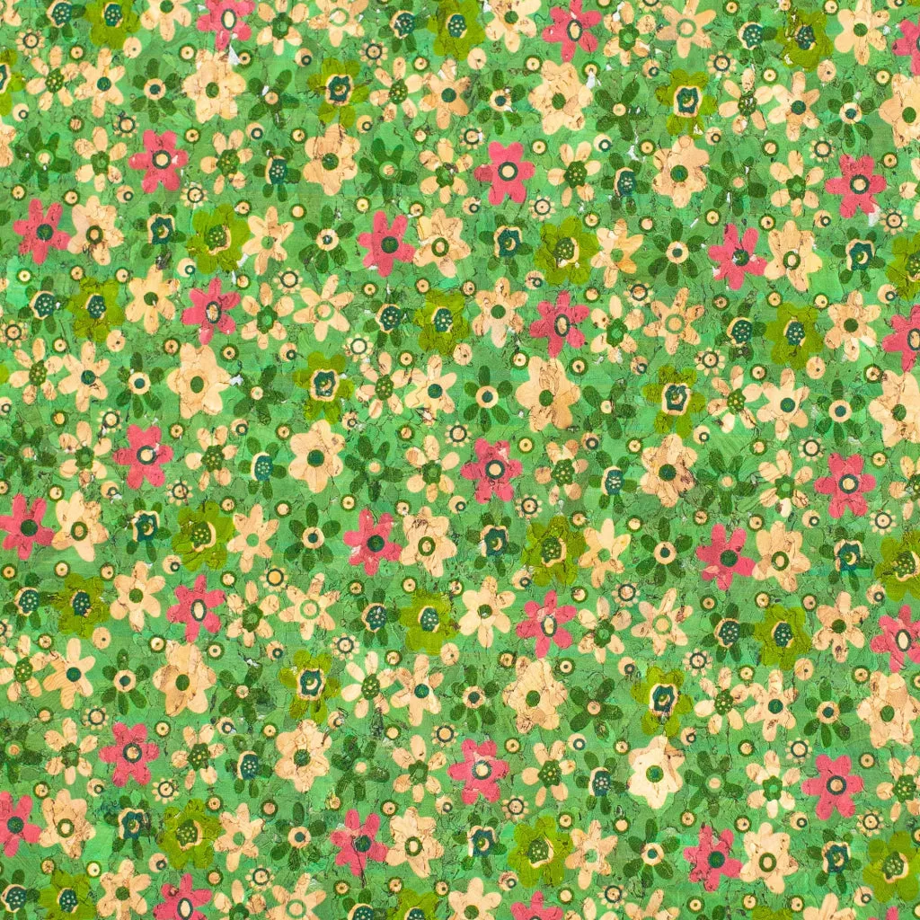 Garden Floral, Cork Fabric COF-347-A