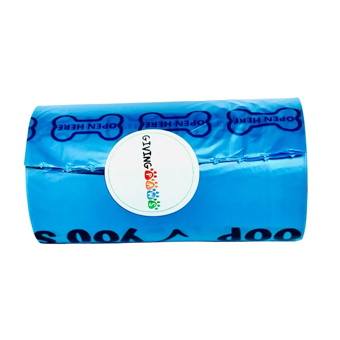 Giving Paws Earth Friendly Poop Bags 8 rolls / 120 bags