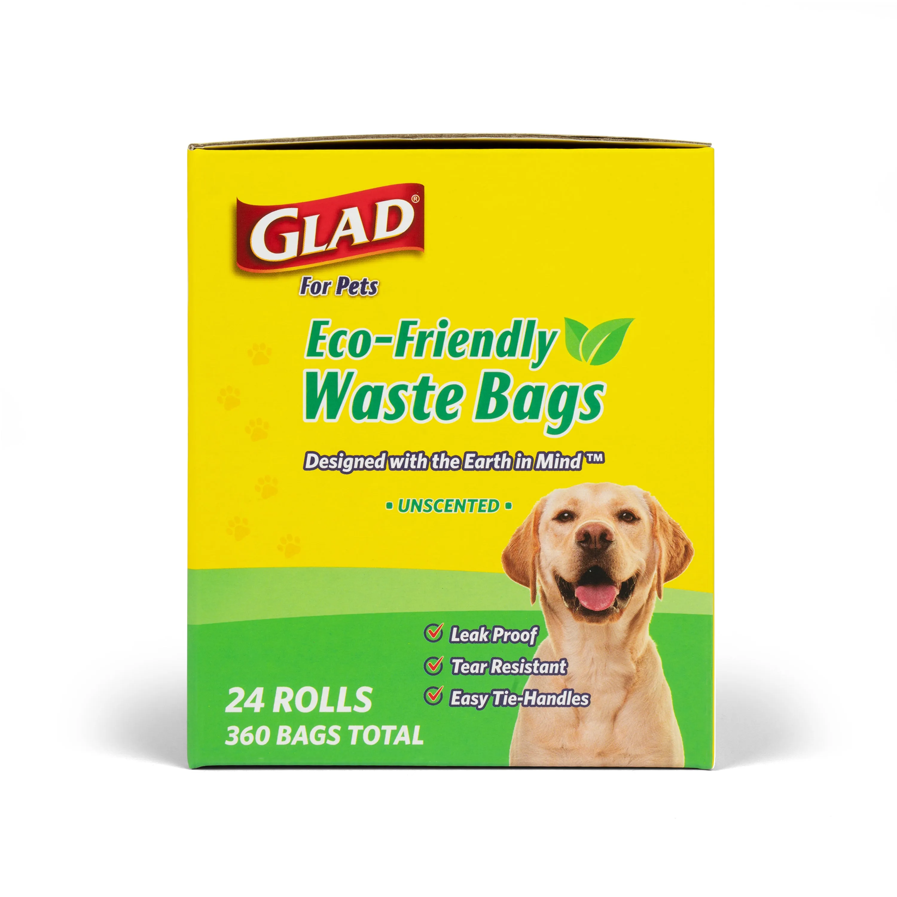 GLAD for Pets Eco-Friendly Scented Waste Bags - 24 Rolls/360 bags