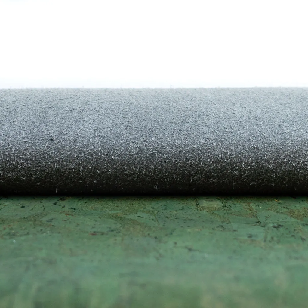Green Block-Style Cork Fabric with Black Backing, 0.81mm Thickness COF-536-C