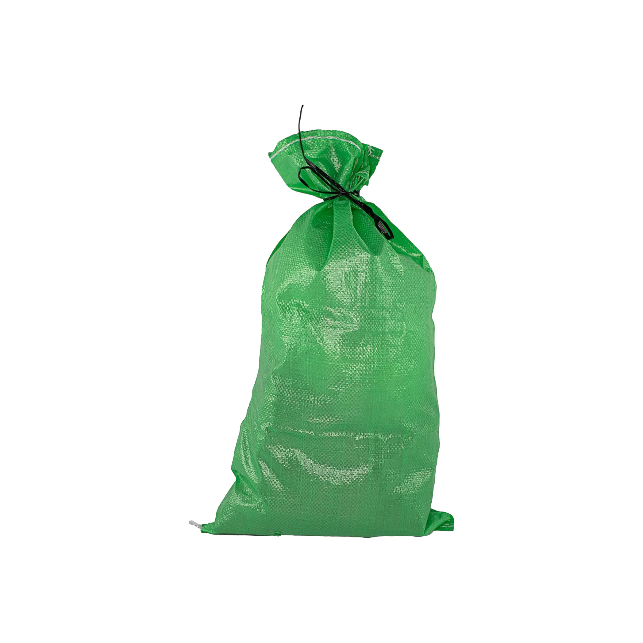 Green Garden Waste Refuse Woven PP Bags 66x105cm 5pack