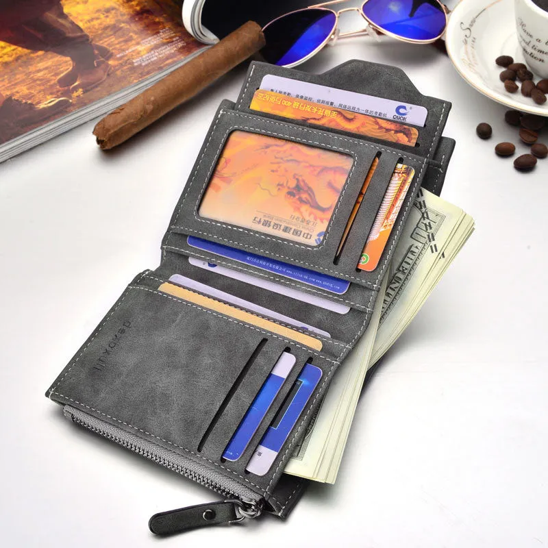 INSTOCK - Korean version student multi-functional zipper wallet