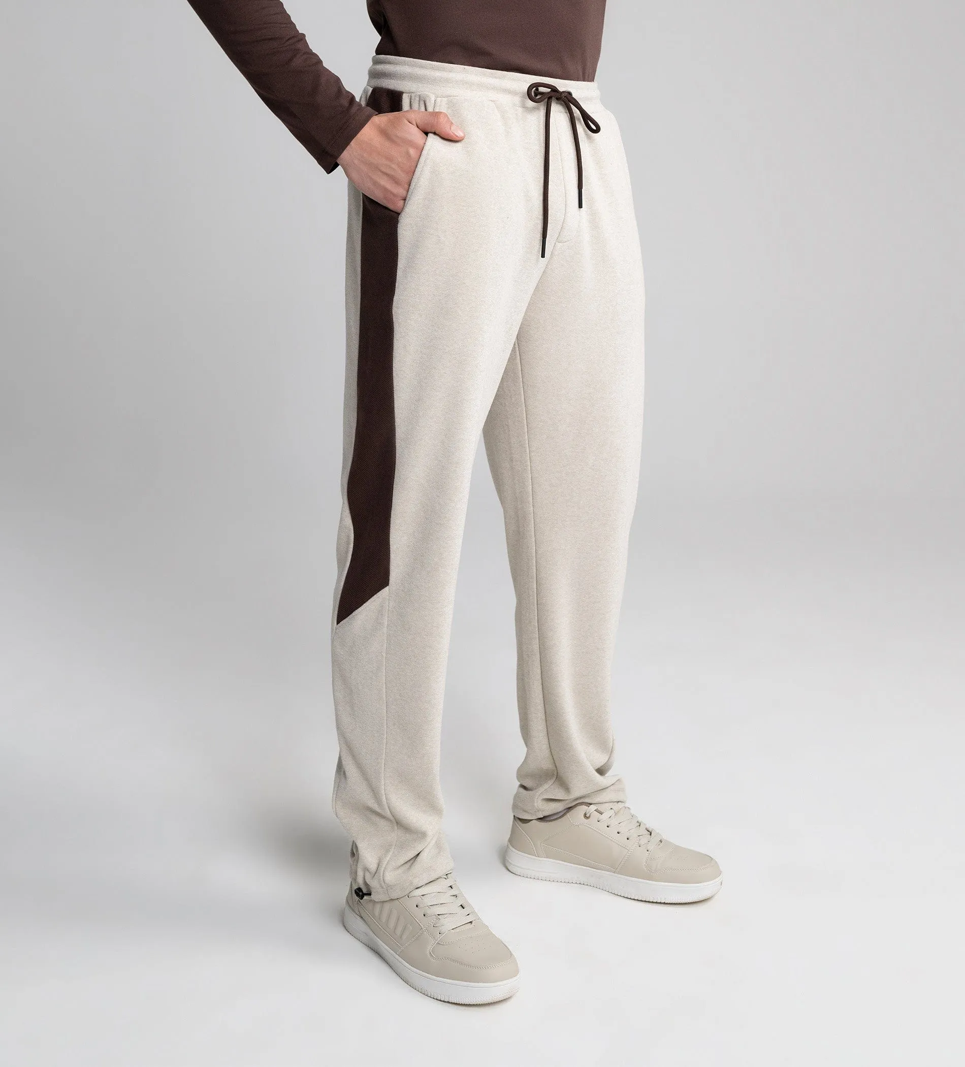 Ivory Stride Flex convertible jogger Trackpants
