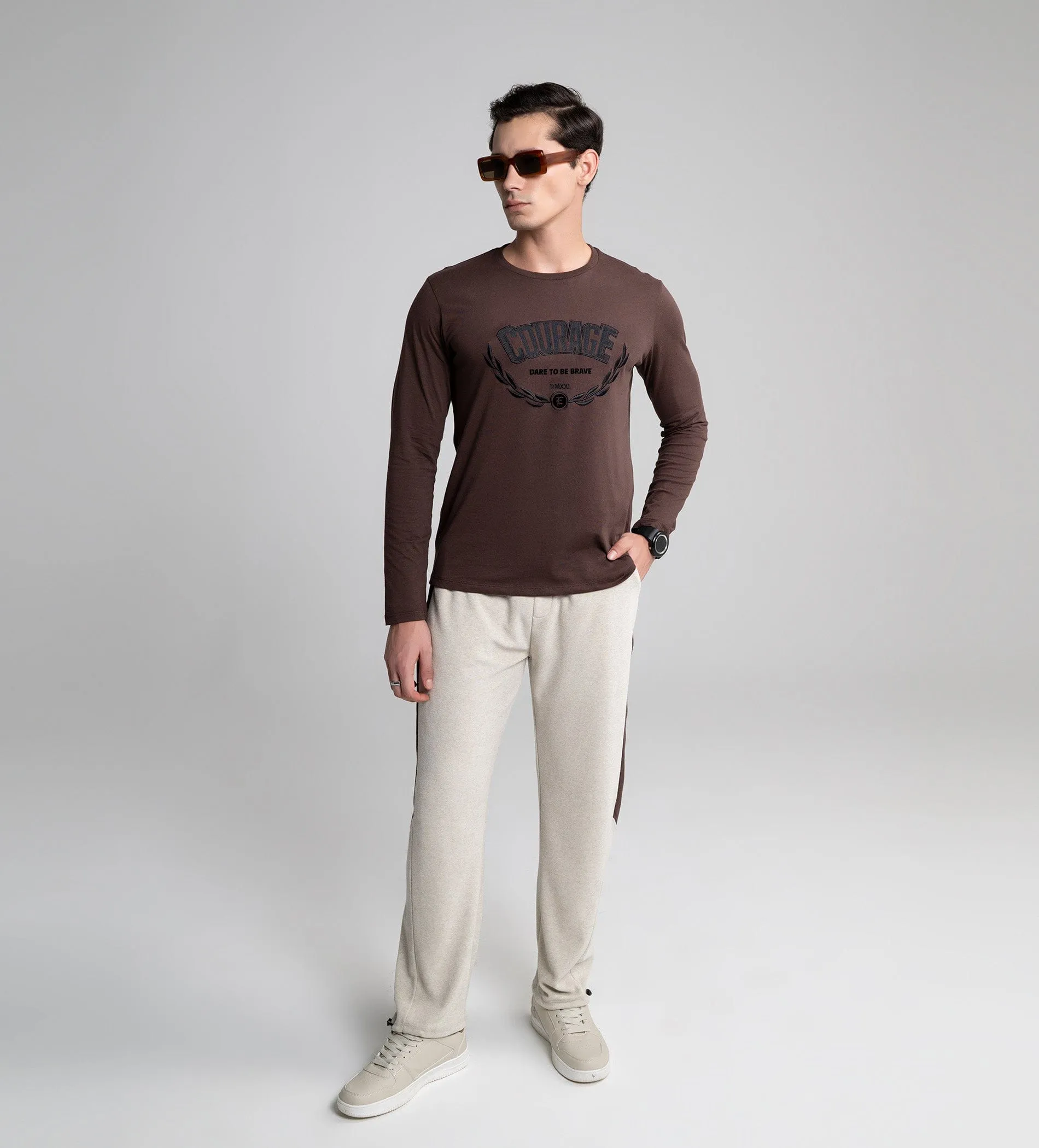 Ivory Stride Flex convertible jogger Trackpants