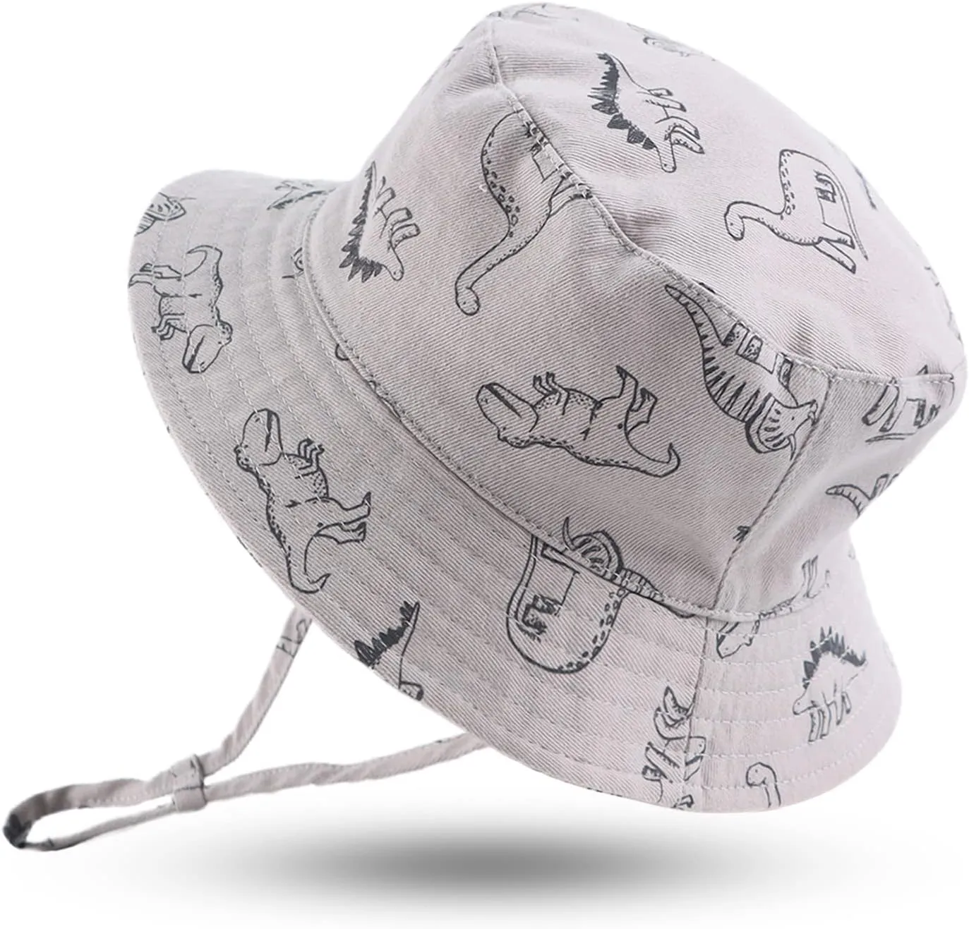 JANGANNSA Dinosaur Baby Boys Sun Hat Cotton Toddler Girls Bucket Hats Summer Sun Protect Cap for Kids