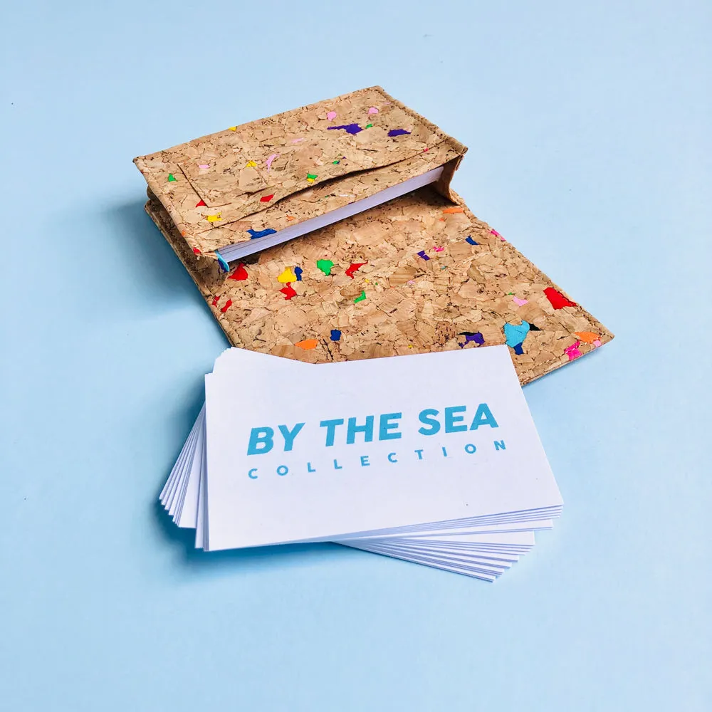 Kevin Bi-Fold Cork Card Holder in Vivid