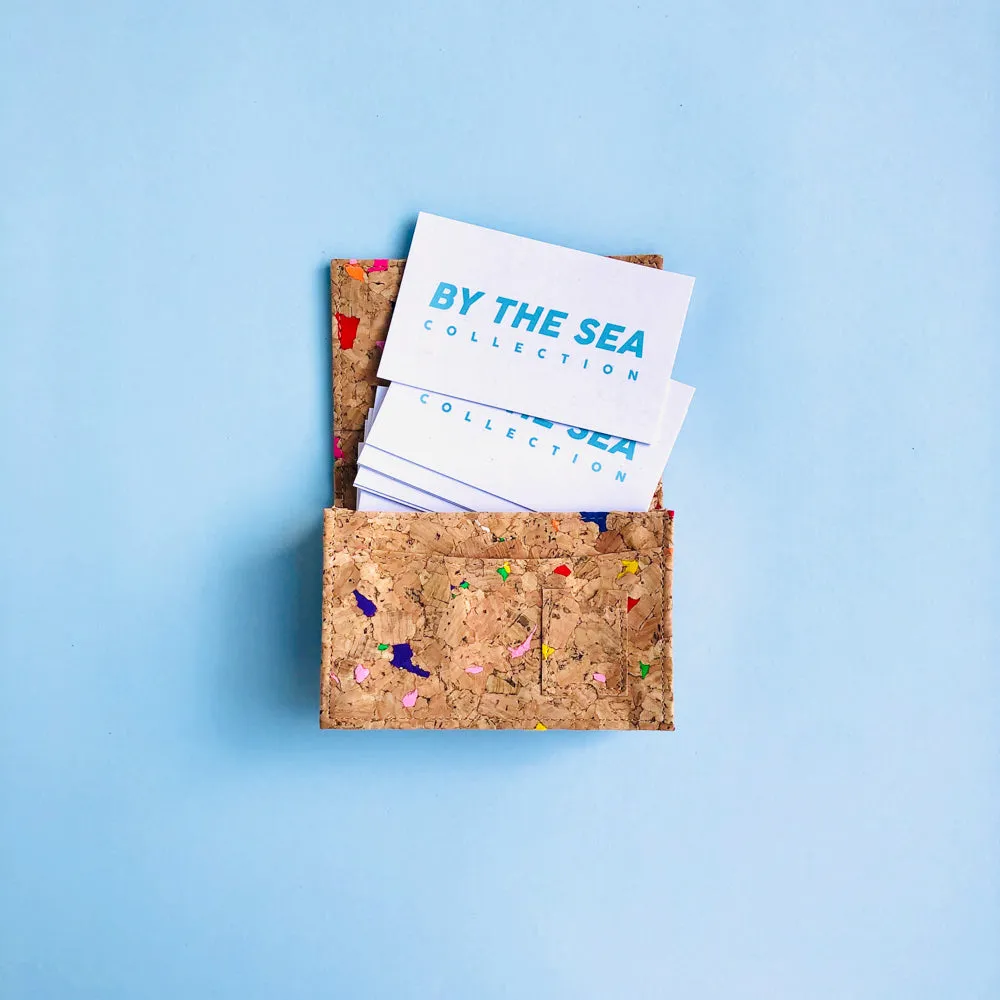 Kevin Bi-Fold Cork Card Holder in Vivid