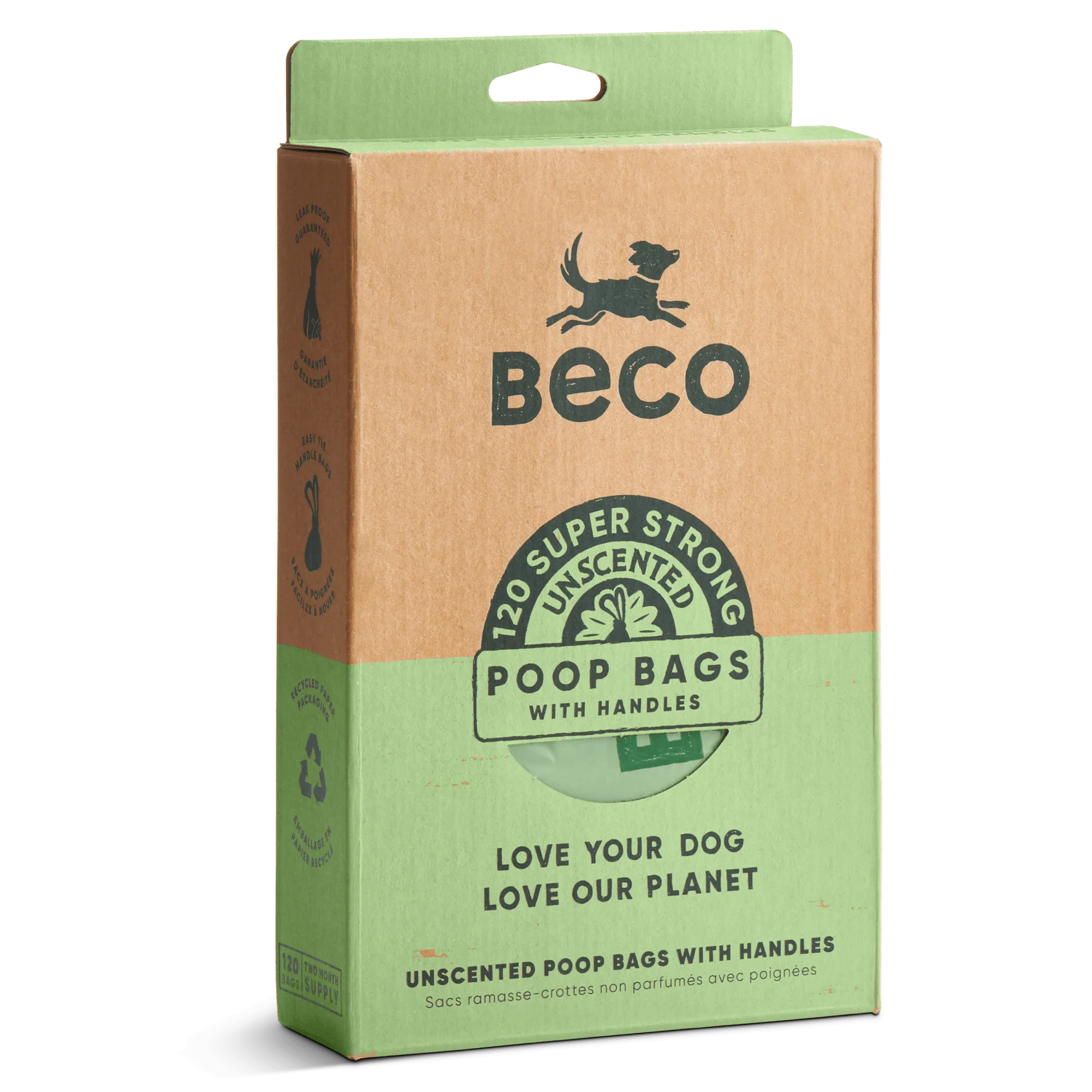 Large Poop Bags with Handles | Unscented