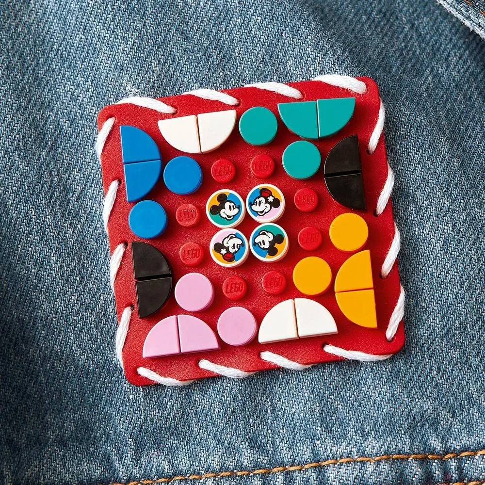 LEGO Dots Disney Mickey Mouse & Minnie Mouse Stitch-on Patch Building Kit For Ages 8 