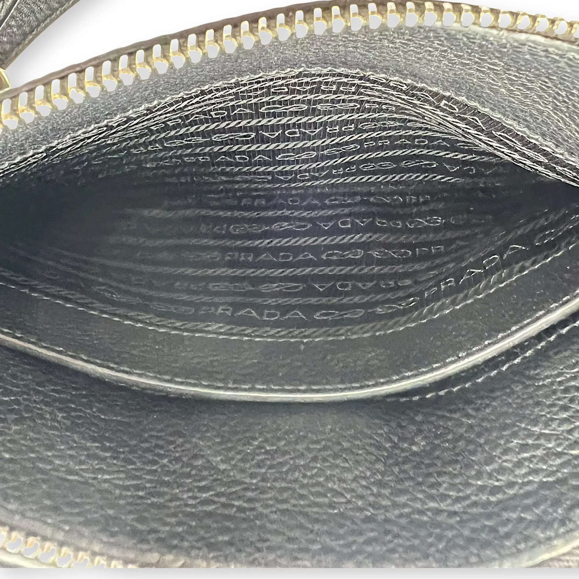 Logo Crossbody Bag Black in Calfskin, Silver hardware
