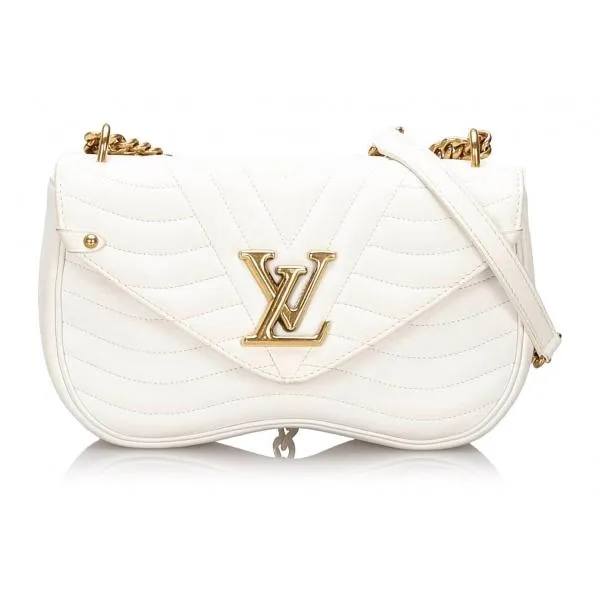 Louis Vuitton New Wave Chain Bag MM White